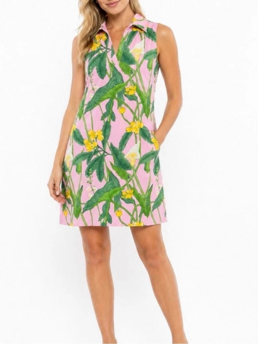 J. McLaughlin Pink Ayla Mini dress